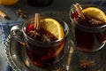 Spiced Homemade Mulled Wine Royalty Free Stock Photo