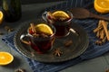 Spiced Homemade Mulled Wine Royalty Free Stock Photo