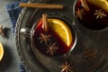Spiced Homemade Mulled Wine Royalty Free Stock Photo