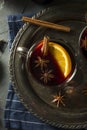 Spiced Homemade Mulled Wine Royalty Free Stock Photo