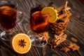 Spiced Homemade Mulled Wine with Orange and Cinnamon