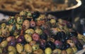 Spiced Olives in Gran Bazaar in Marakesh, Morocco Royalty Free Stock Photo