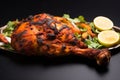 Spiced perfection Tandoori Chicken, an iconic Indian non vegetarian dish Royalty Free Stock Photo