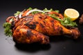 Spiced perfection Tandoori Chicken, an iconic Indian non vegetarian dish Royalty Free Stock Photo