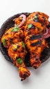 Spiced perfection Tandoori Chicken, an iconic Indian non vegetarian dish Royalty Free Stock Photo