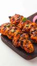 Spiced perfection Tandoori Chicken, an iconic Indian non vegetarian dish Royalty Free Stock Photo