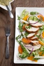 Spiced-Rubbed Turkey Breast with Salad