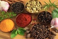 Spices ang herbs Royalty Free Stock Photo