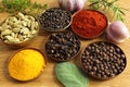 Spices ang herbs Royalty Free Stock Photo