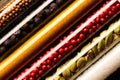 Spices in beakers close-up Royalty Free Stock Photo