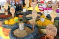 Spices in the Central Market in Pointe-a-Pitre, Guadeloupe