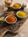 Spices for cooking delicious meat and vegetable dishes.