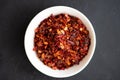 spices for cooking - dried, ground chili pepper close-up