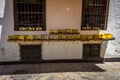 Spices and digestive pills on display in Seville, Spain, Europe