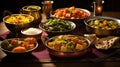 spices dinner indian food vegetarian