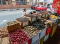 Spices and dried foods for sale at market