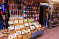 Spices and herbs being sold on street stal at Morocco market Royalty Free Stock Photo