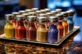 Spices at Hotel Breakfast Buffet, Salt and Pepper