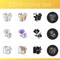 Spices icons set