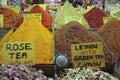 Spices in an Istanbul bazar
