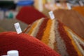Spices in the market in the Agadir, Morocco Royalty Free Stock Photo