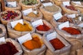 Spices at market Royalty Free Stock Photo