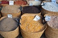 Spices at market Royalty Free Stock Photo
