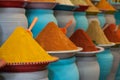 Spices at the market Marrakech, Morocco. Royalty Free Stock Photo