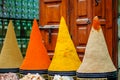 Spices on market in Marrakech - Morocco Royalty Free Stock Photo