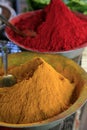 Spices at market near Nala Bazaar, Bangalore, India