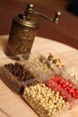 Spices and Mill Royalty Free Stock Photo