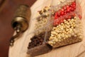 Spices and Mill Royalty Free Stock Photo