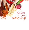 Spices and seasonings close-up