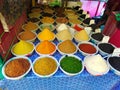 Spices shop in Arambol beach, Goa, India Royalty Free Stock Photo