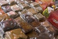 Spices sold at market in Seychelles