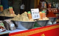 Chinese Food - Spices for sale in Xian, China Royalty Free Stock Photo