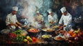 Spices and Steam: Gastronomic Magic./n