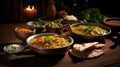 spices table indian food homely