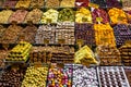 Spices, teas at the bazaar Royalty Free Stock Photo