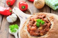 Spicy beef stew Royalty Free Stock Photo