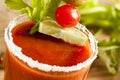 Spicy Bloody Mary Alcoholic Drink Royalty Free Stock Photo