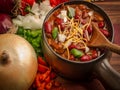 Spicy Bowl Of Chili Royalty Free Stock Photo