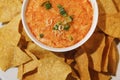 Spicy Buffalo chicken dip Royalty Free Stock Photo