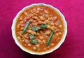 Spicy chana masala curry