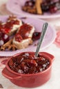 Spicy cherry jam Royalty Free Stock Photo