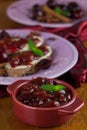 Spicy cherry jam Royalty Free Stock Photo