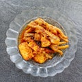 spicy chicken claw traditional Indonesian food Royalty Free Stock Photo