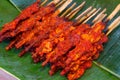 Spicy chicken grilled chicken , Thailand food that little spicy