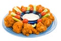 Spicy Chicken Wing Platter Royalty Free Stock Photo