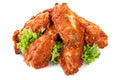 Spicy Chicken Wings Royalty Free Stock Photo